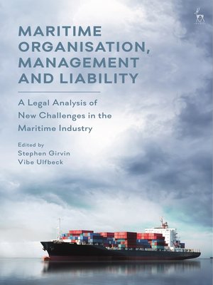 cover image of Maritime Organisation, Management and Liability